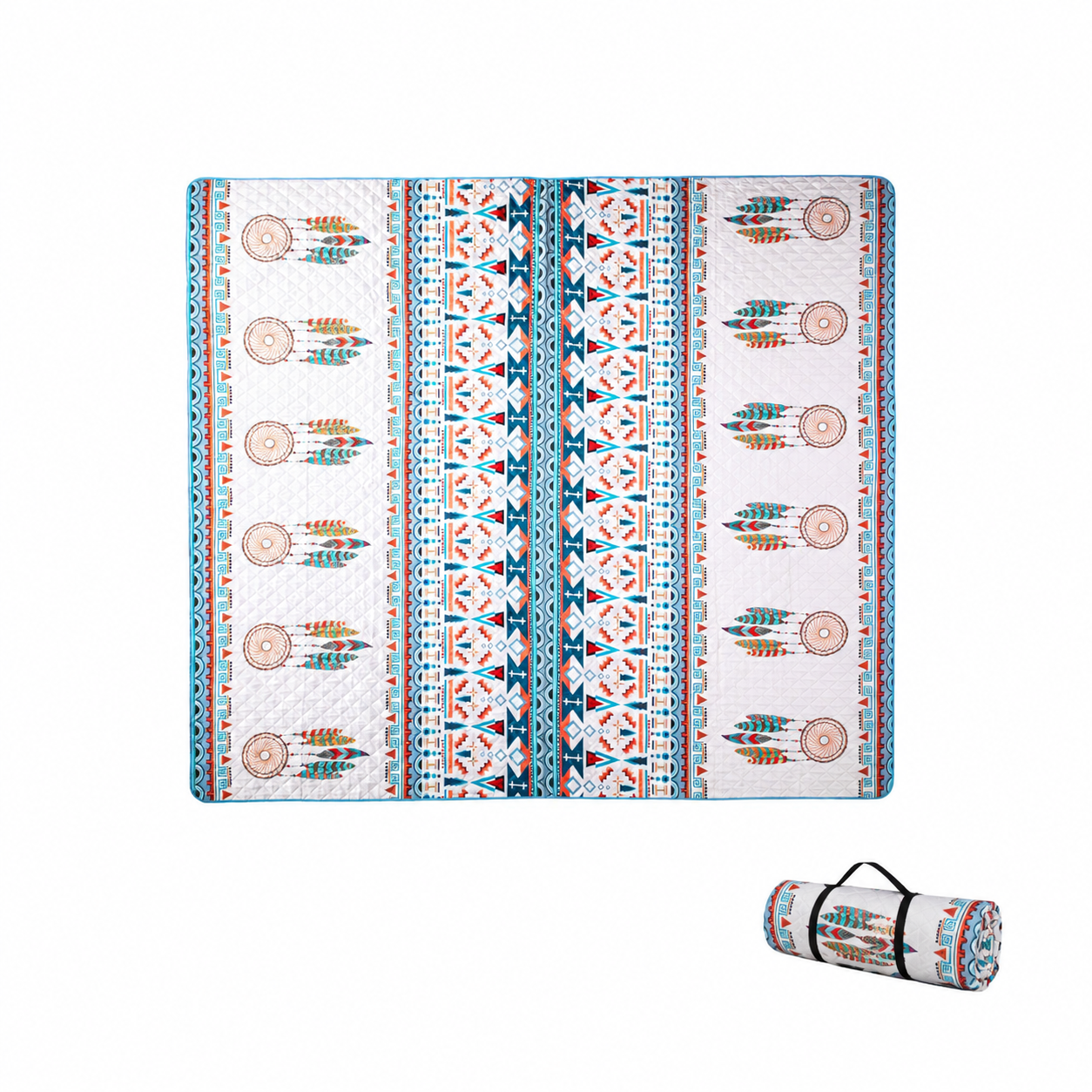 KingCamp ISIAY MAX 2.8 Extra-Large Waterproof Camping Tent Mat - Bohemian Pattern