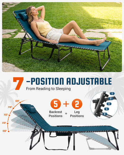 KingCamp Magnolia B40 Oversized Padded Lounge Chair
