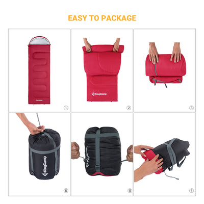 KingCamp 44°F Oasis 250 Sleeping Bag