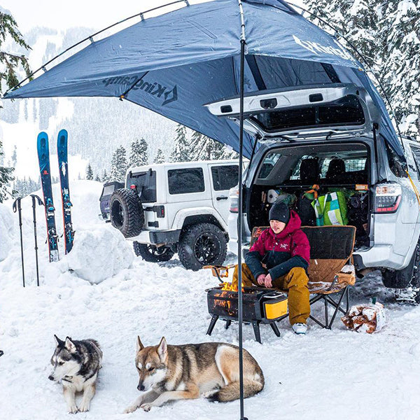 winter camping Glamping KingCamp family camping gear