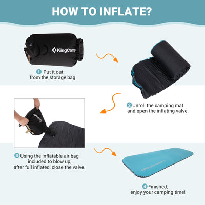 KingCamp Hybrid Foam Topper Inflatable Sleeping Pad