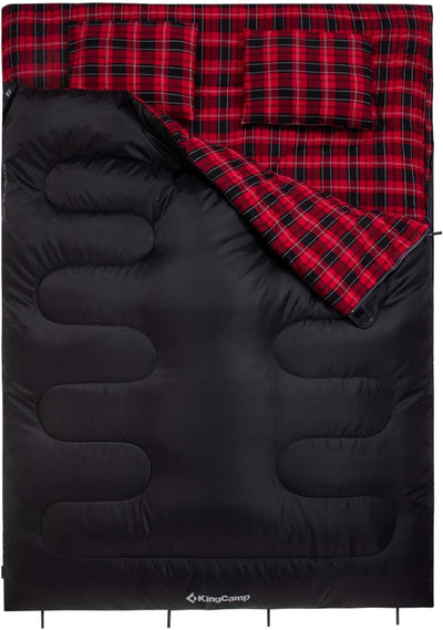 KingCamp SNOWFLAKE 300D Double Flannel Sleeping Bag