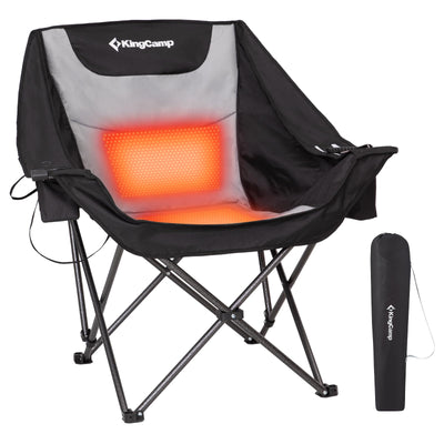 KingCamp CANNA C10 PLUS Heated Padded Camping Chair
