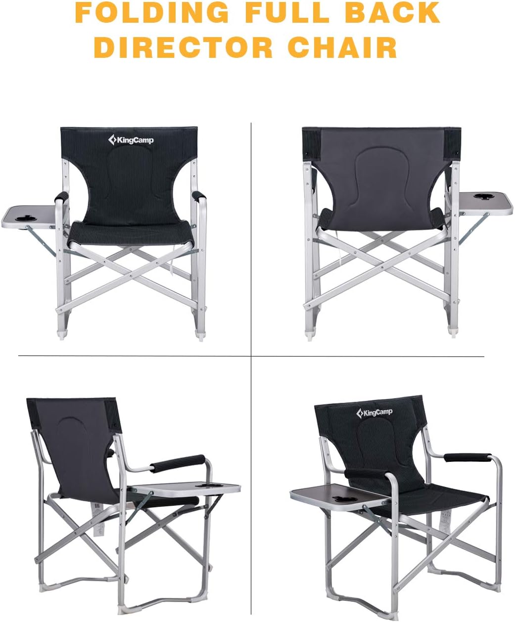 KingCamp Timeless Aluminum Tube Camping Chair | Lifetime Warranty