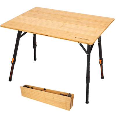 KingCamp BAMBOO Folding Camping Table Pro