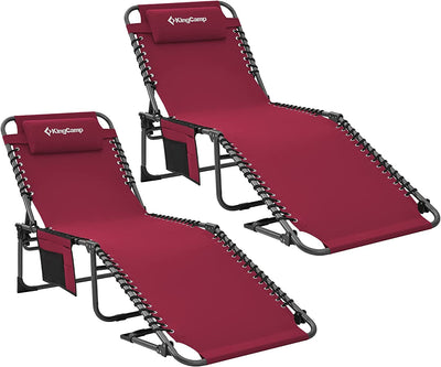 KingCamp BERLIN Classic Adjustable Cot Lounge Chair