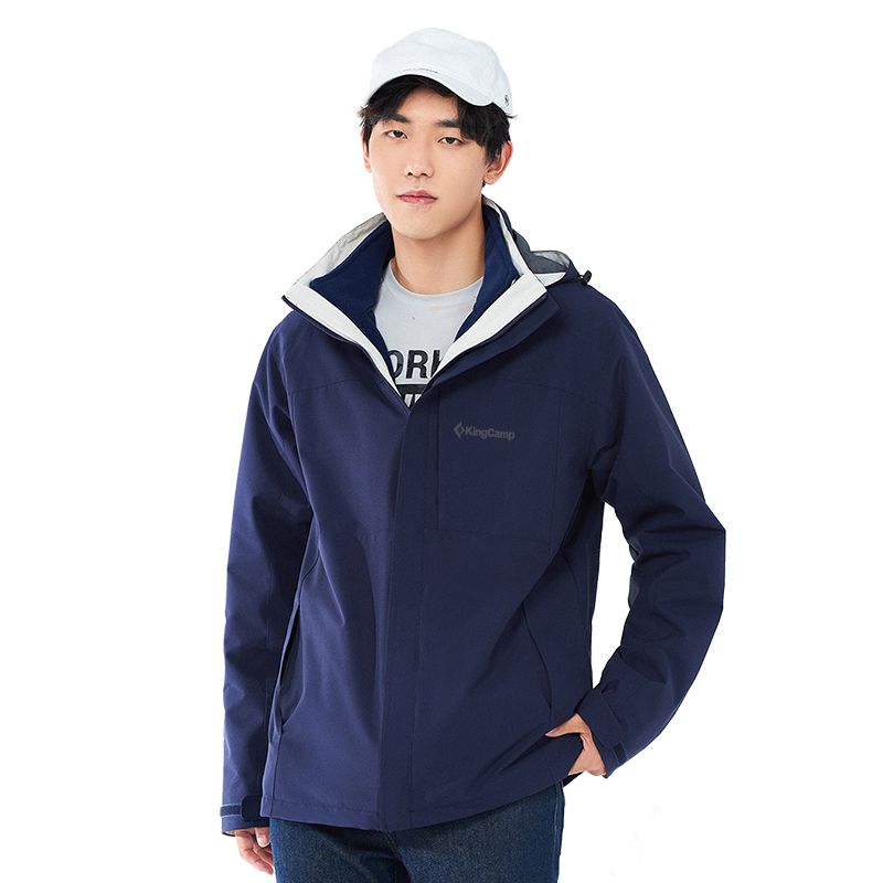 KingCamp Men's Hooded Windproof Windbreaker Jacket