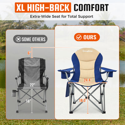 KingCamp Lumbar Support Oversized Camping Chair