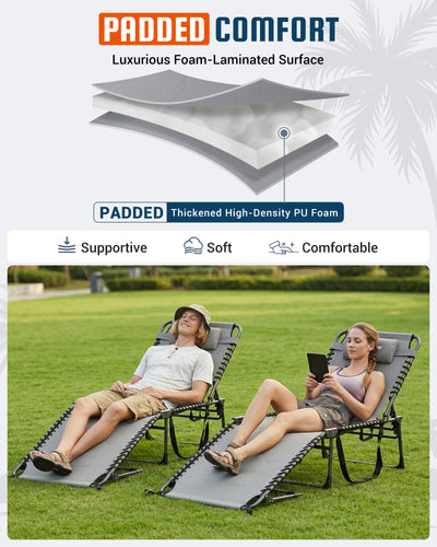 KingCamp Magnolia B40 Oversized Padded Lounge Chair