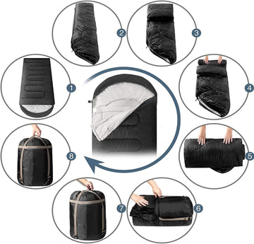 KINGCAMP Oasis 250 XL 2 personnes double couvertures sac de KINGCAMP Oasis 250 XL 2 personnes double couvertures sac de