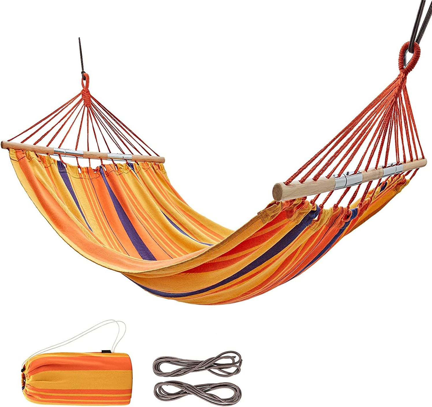 KingCamp Hammock with Three-Fold Wooden Sticks