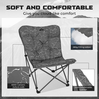KingCamp VOLCAPETRA Butterfly Folding Camping Chair