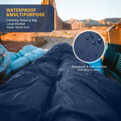 KingCamp SNOWFLAKE 300D Double Flannel Sleeping Bag