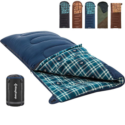 KingCamp Cotton Flannel 3 Season Sleeping Bags