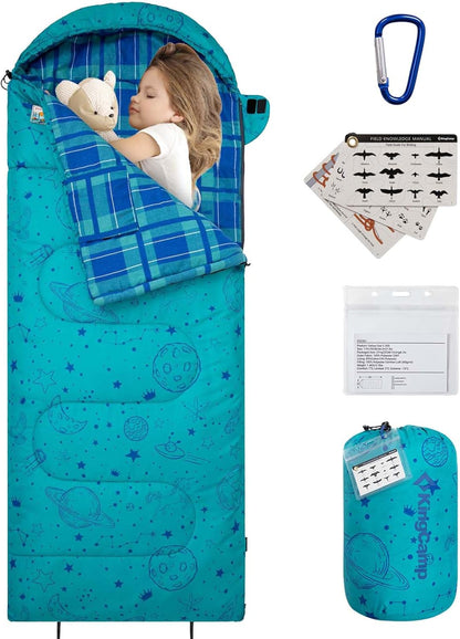 KingCamp Galaxy Zoo C 300 Flannel  Kids' Sleeping Bag