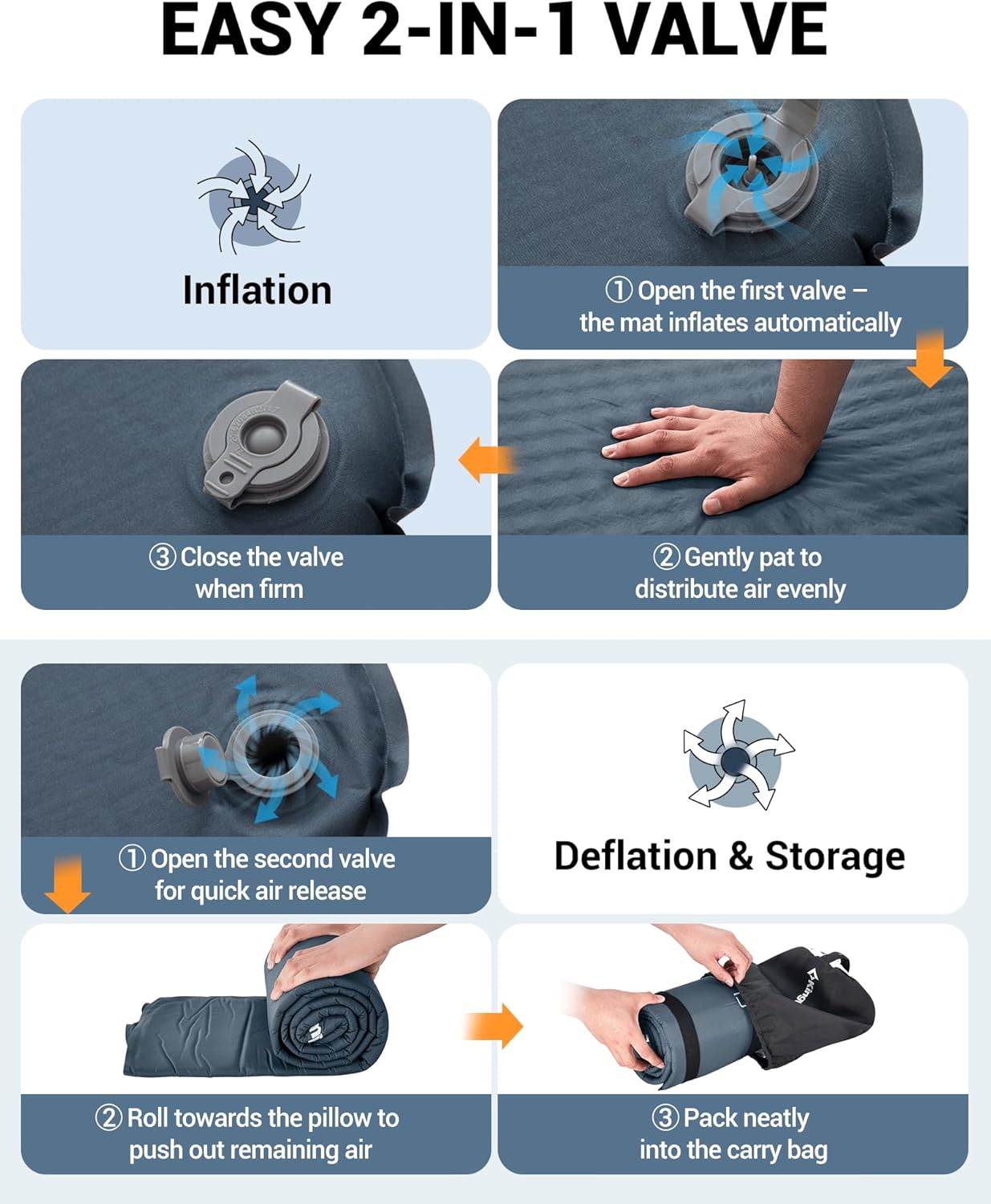 KingCamp Classic Light Self-Inflating Sleeping Pad