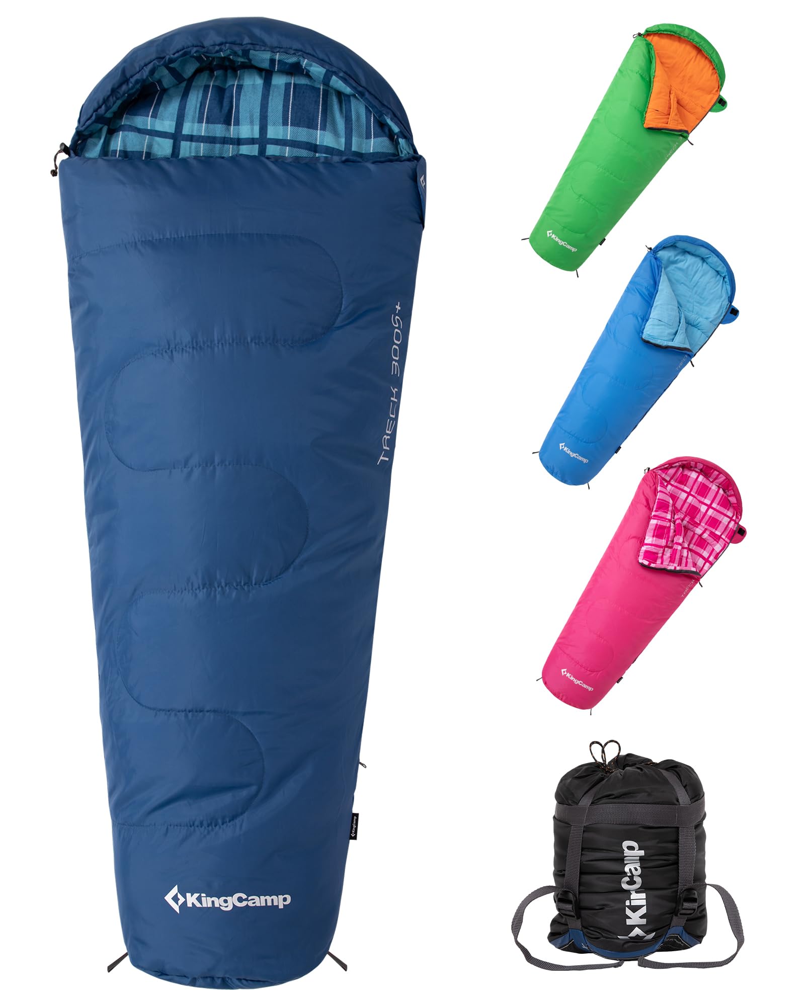 KingCamp Treck 300S+ Kid’s Mummy Sleeping Bag