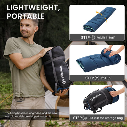 KingCamp Cotton Flannel 3 Season Sleeping Bags