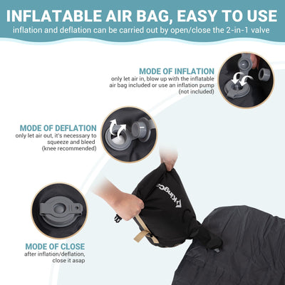 KingCamp Hybrid Foam Topper Inflatable Sleeping Pad