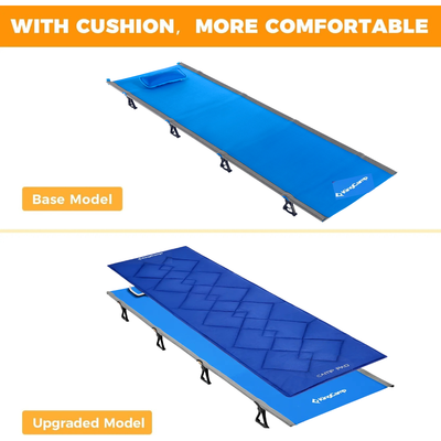 KingCamp Ultralight Camping Cot with Mattress