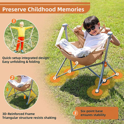 KingCamp Portable Kids Hammock Chair with Stand
