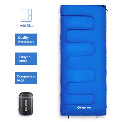 KingCamp OXYGEN 300L Envelope Sleeping Bag