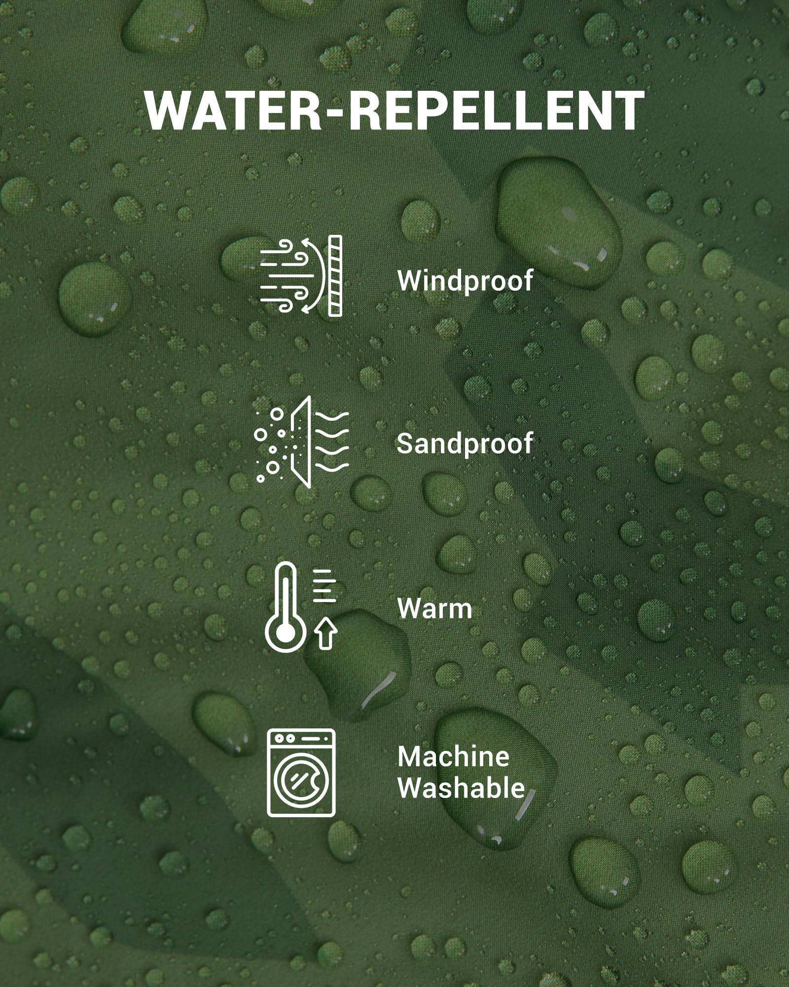 KingCamp Printed Sherpa Fleece Camping Blanket