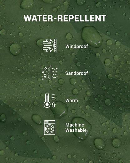 KingCamp Printed Sherpa Fleece Camping Blanket