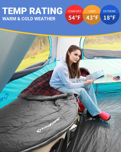 KingCamp Plus Size 3-4 Season Sleeping Bag