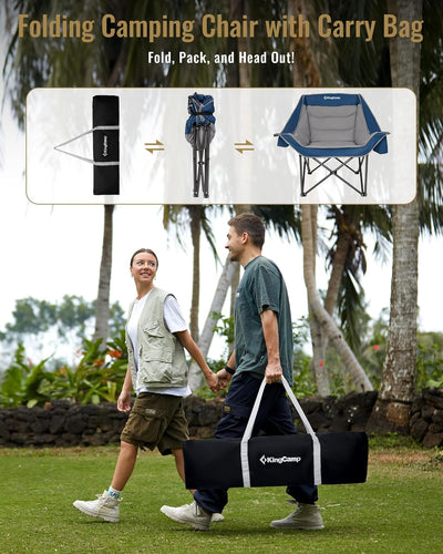 KingCamp CANNA C10 PLUS Oversized Padded Camping Chair
