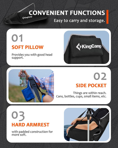 KingCamp Aluminum Alloy Swing Camping Hammock Chair