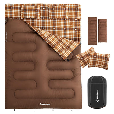 KingCamp SNOWFLAKE 300D Double Flannel Sleeping Bag