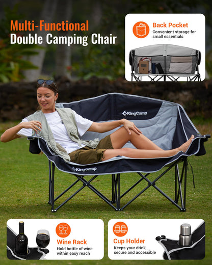 KingCamp CANNA C20 PLUS Loveseat Double Seat Chair