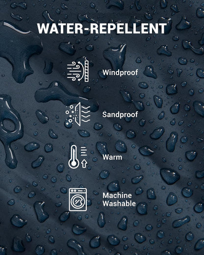 KingCamp Solid Sherpa Fleece Camping Blanket