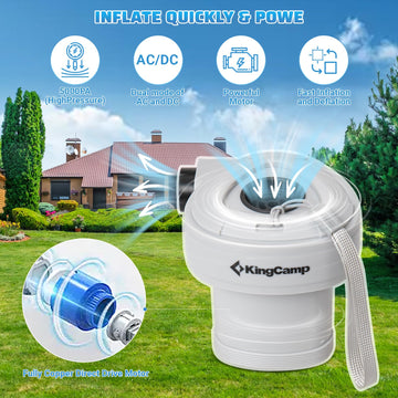 best mini air mattress pumps for backpacking KingCamp WILD TRIANGLE Portable Air Pump for Air Mattress – KingCamp  Outdoors