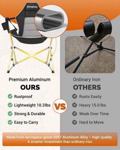 KingCamp Aluminum Alloy Swing Camping Hammock Chair