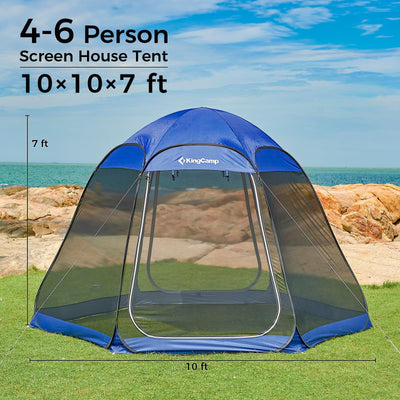 KingCamp CAIRO 2 10x7 Pop Up Screen Mosquito Canopy Tent