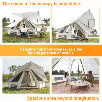 KingCamp ANIZO S 320 Double Layered Teepee Tent – KingCamp Outdoors