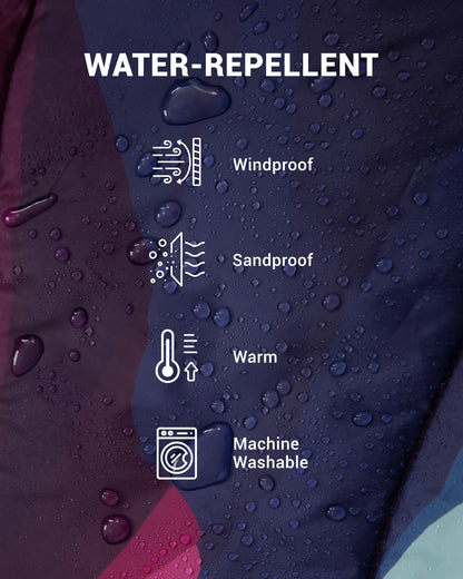 KingCamp Printed Sherpa Fleece Camping Blanket