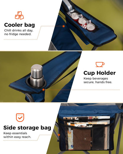 KingCamp JUNIPER C10 Adjustable Armchair with Lumbar Support