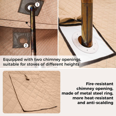 KingCamp MOUNTAIN IN C4 Insulated Quilted Cabin Tent