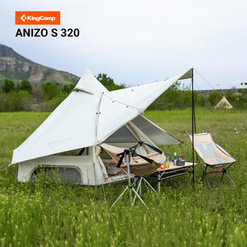 amflip camping tent KingCamp ANIZO S 320 Double Layered Teepee Tent – KingCamp Outdoors
