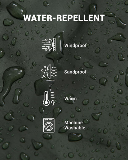 KingCamp Solid Sherpa Fleece Camping Blanket