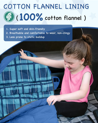 KingCamp Treck 300S+ Kid’s Mummy Sleeping Bag