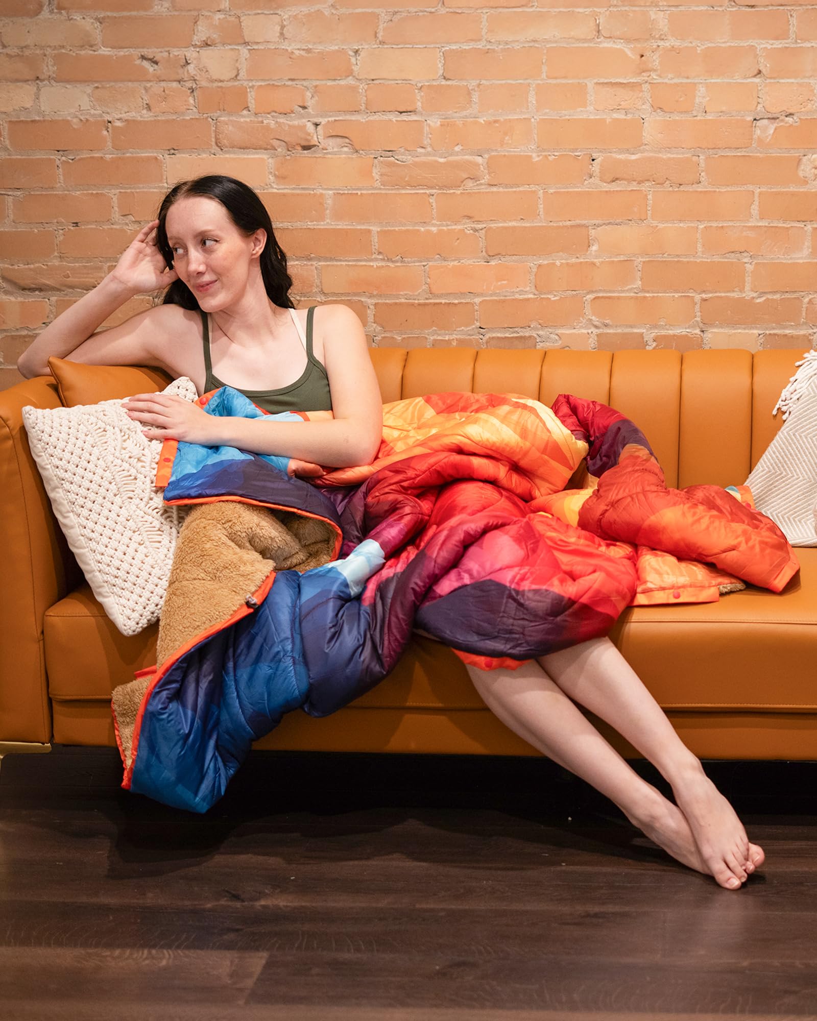 KingCamp Printed Sherpa Fleece Camping Blanket