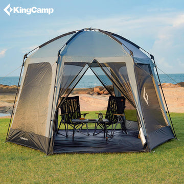 shade tents for camping KingCamp CAIRO 12 x 12 Instant Screen Mosquito Canopy Tent – KingCamp  Outdoors