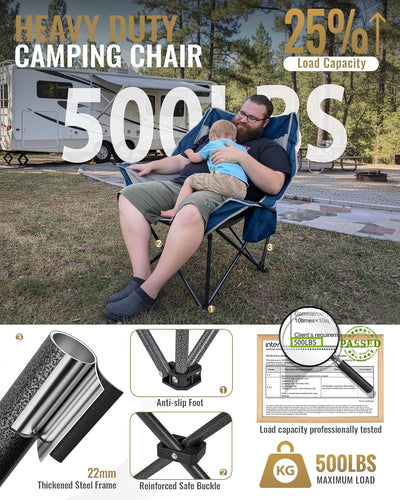 KingCamp CANNA C10 PLUS Oversized Padded Camping Chair