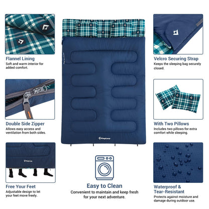 KingCamp 3 Season Double Sleeping Bag
