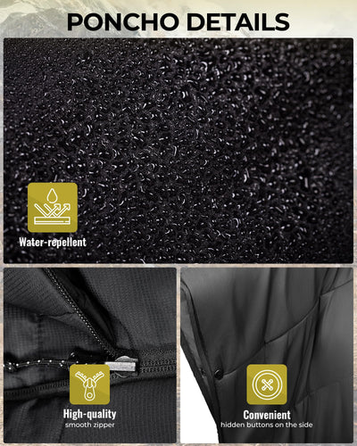 KingCamp MURANO 180 Hooded Outdoor Poncho Blanket | BOGO