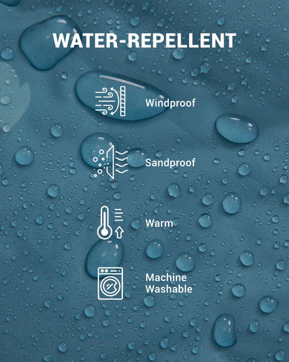 KingCamp Printed Sherpa Fleece Camping Blanket